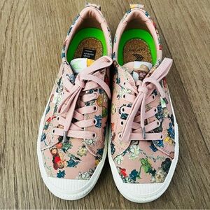 Cariuma Limited Edition Pink Van Gogh Sneakers Sz 9